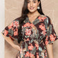 Ahalyaa Floral Printed Tunic | Swadesiicart