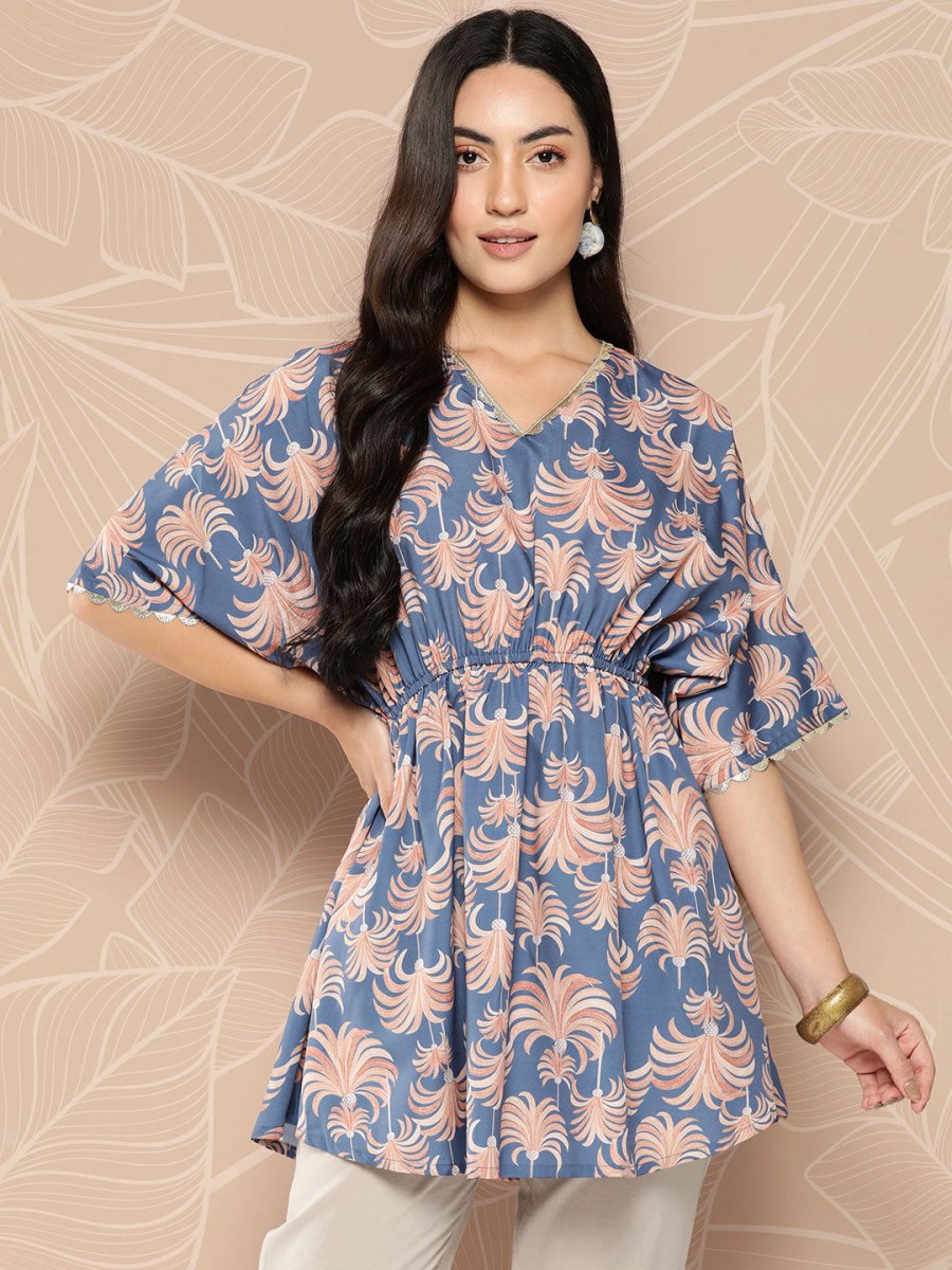 Ahalyaa Tropical Printed Tunic | Swadesiicart