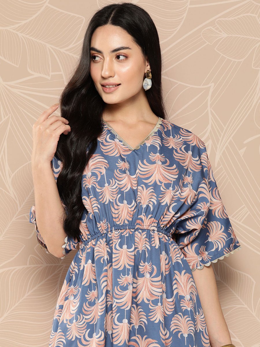 Ahalyaa Tropical Printed Tunic | Swadesiicart