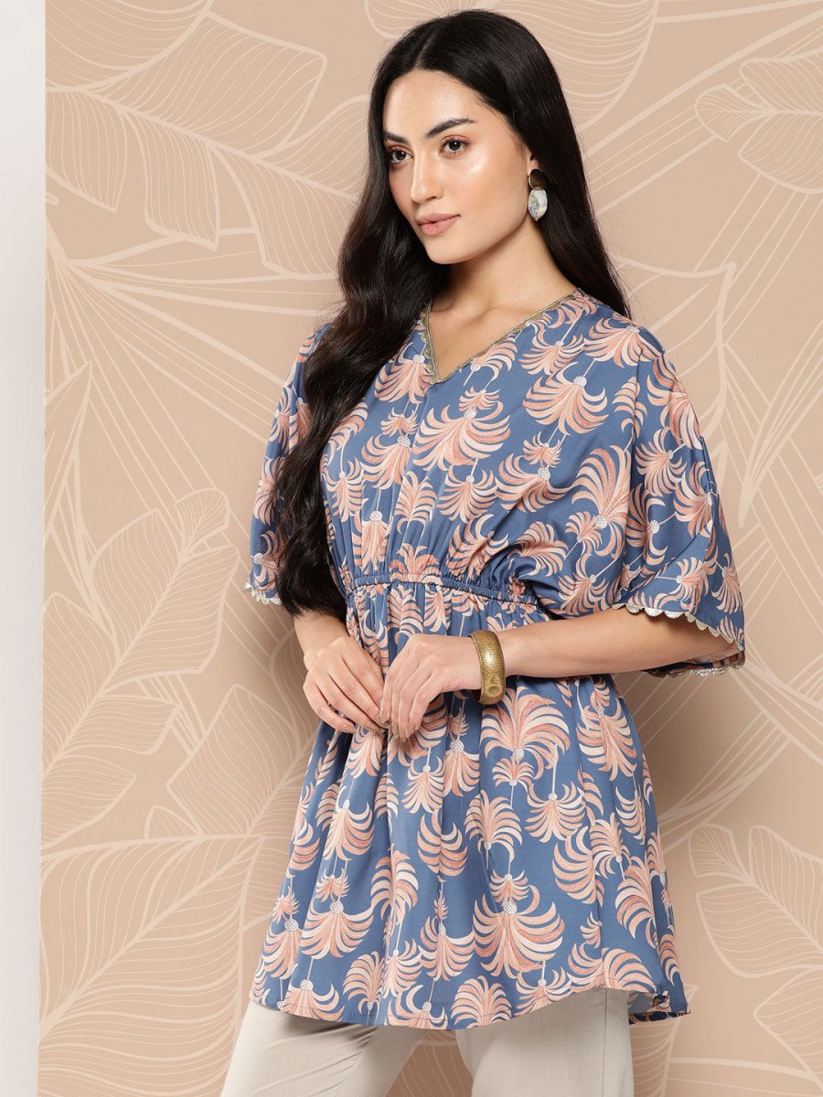 Ahalyaa Tropical Printed Tunic | Swadesiicart