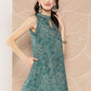 Ahalyaa Halter Neck Tropical Printed Tunic | Swadesiicart