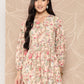 Ahalyaa Floral Printed Tunic | Swadesiicart