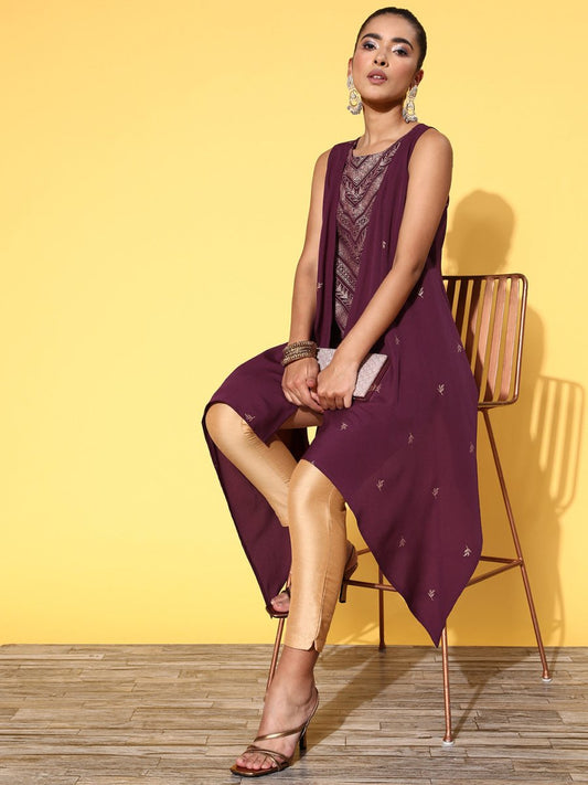 Ahalyaa Women Boat Neck Printed Tunic | Swadesiicart