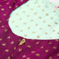 Ahalyaa Blue & Purple Printed A-Line Tunic | Swadesiicart