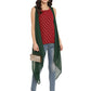 Ahalyaa Maroon Tunic With Attached Shrug | Swadesiicart