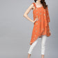 Ahalyaa Women One Shoulder Printed Tunic | Swadesiicart