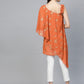 Ahalyaa Women One Shoulder Printed Tunic | Swadesiicart