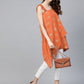 Ahalyaa Women One Shoulder Printed Tunic | Swadesiicart