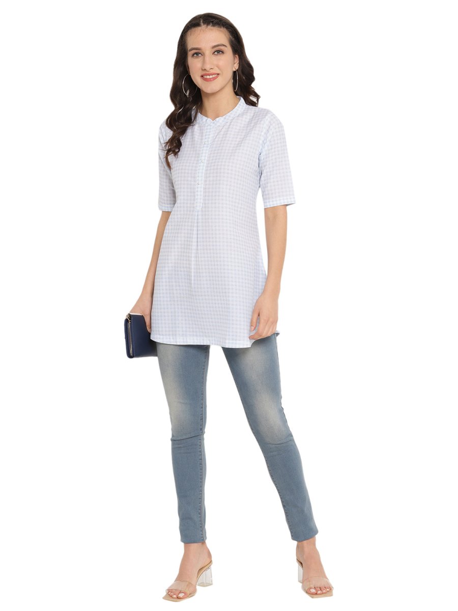 Ahalyaa Flared Multicolour Tunic | Swadesiicart