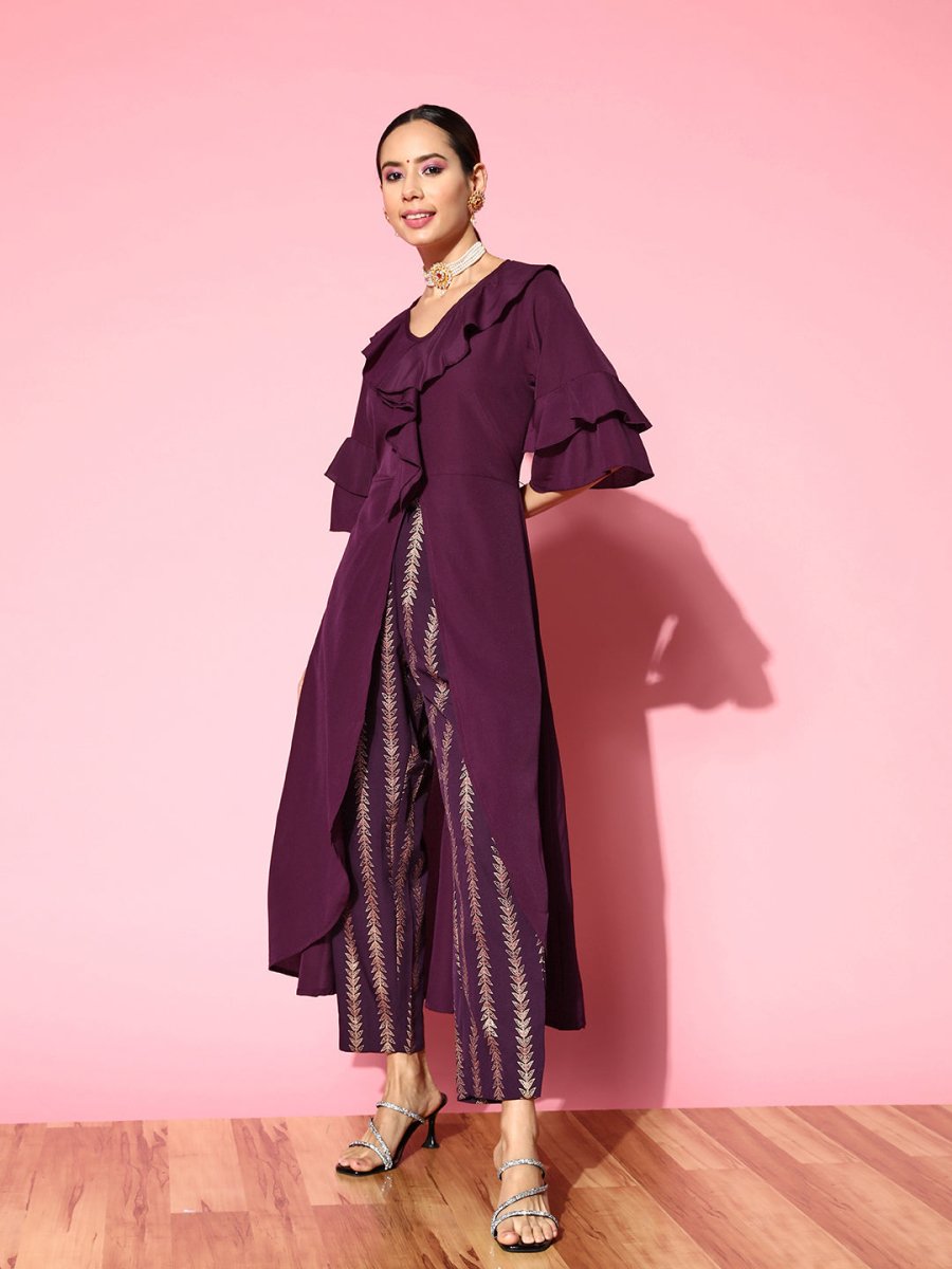 Ahalyaa Women Solid Co-Ords - Swadesiicart