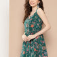 Ahalyaa Floral Printed Tunic | Swadesiicart