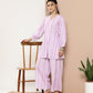 Ahalyaa Women Striped Crepe Co-Ords - Swadesiicart