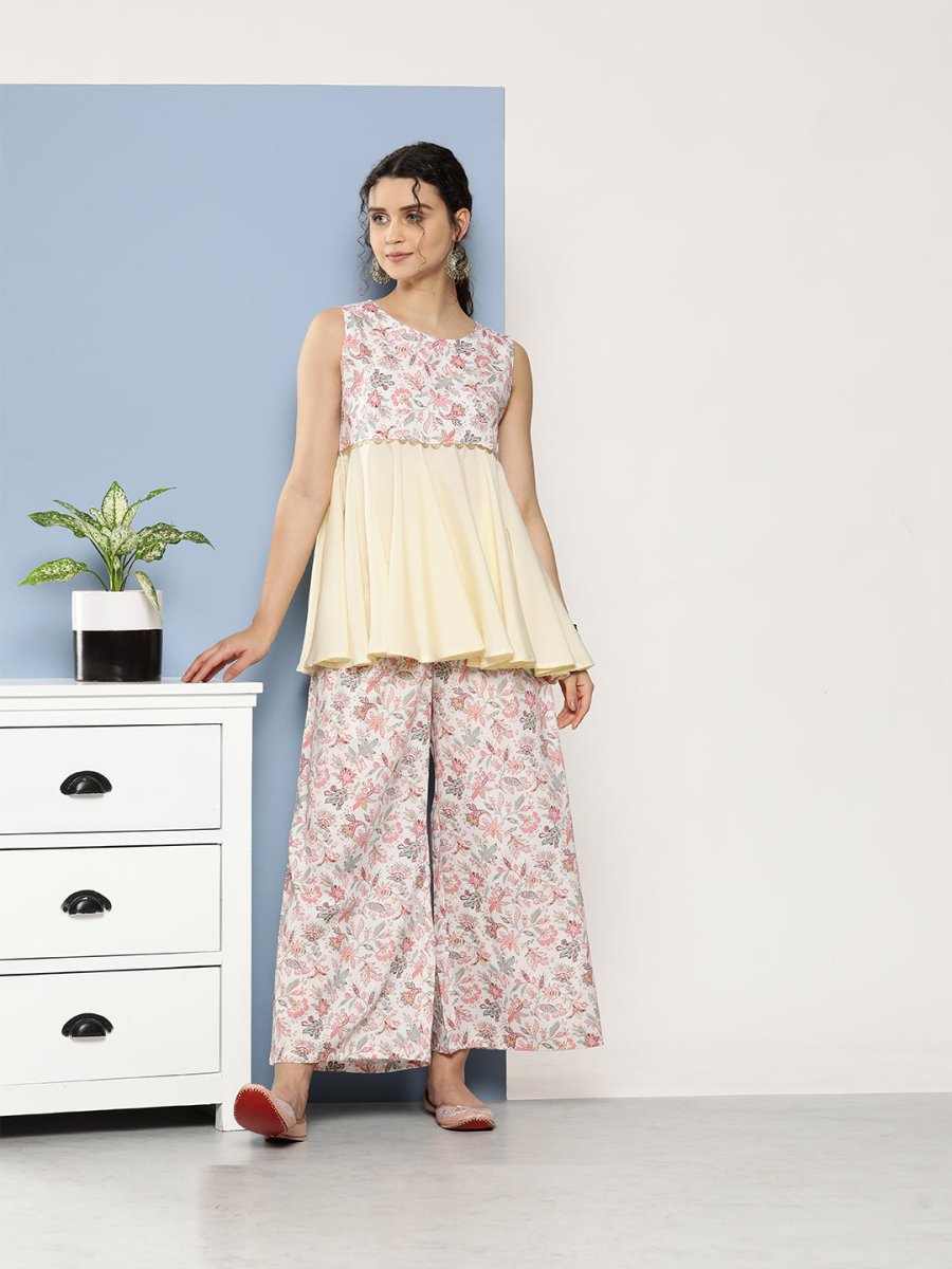 Ahalyaa Women Floral Print Co-Ords - Swadesiicart