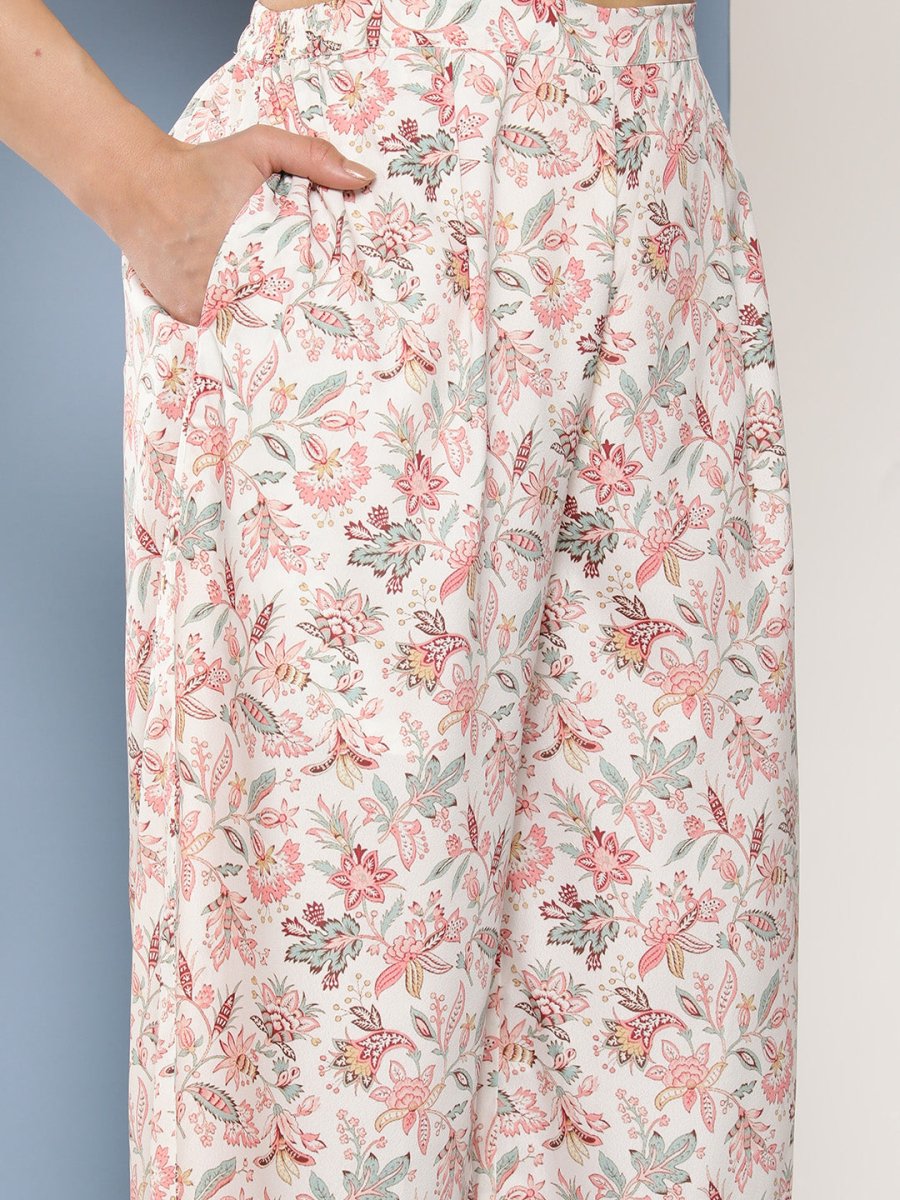 Ahalyaa Women Floral Print Co-Ords - Swadesiicart