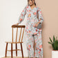 Ahalyaa Women Floral Print Crepe Co-Ords - Swadesiicart