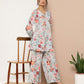 Ahalyaa Women Floral Print Crepe Co-Ords - Swadesiicart