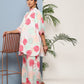 Ahalyaa Women Floral Print Crepe Co-Ords - Swadesiicart
