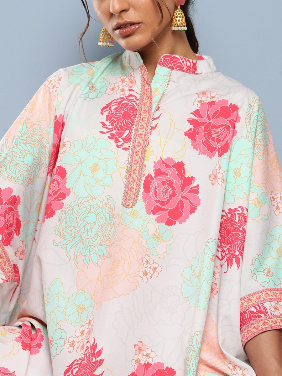 Ahalyaa Women Floral Print Crepe Co-Ords - Swadesiicart