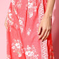 Ahalyaa Floral Printed Crepe Co-Ords - Swadesiicart