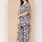 Ahalyaa Printed Crepe Ethnic Tunic With Palazzos | Swadesiicart