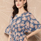 Ahalyaa Printed Crepe Ethnic Tunic With Palazzos | Swadesiicart