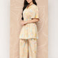 Ahalyaa Women Printed Crepe Tunic With Palazzos | Swadesiicart