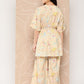Ahalyaa Women Printed Crepe Tunic With Palazzos | Swadesiicart