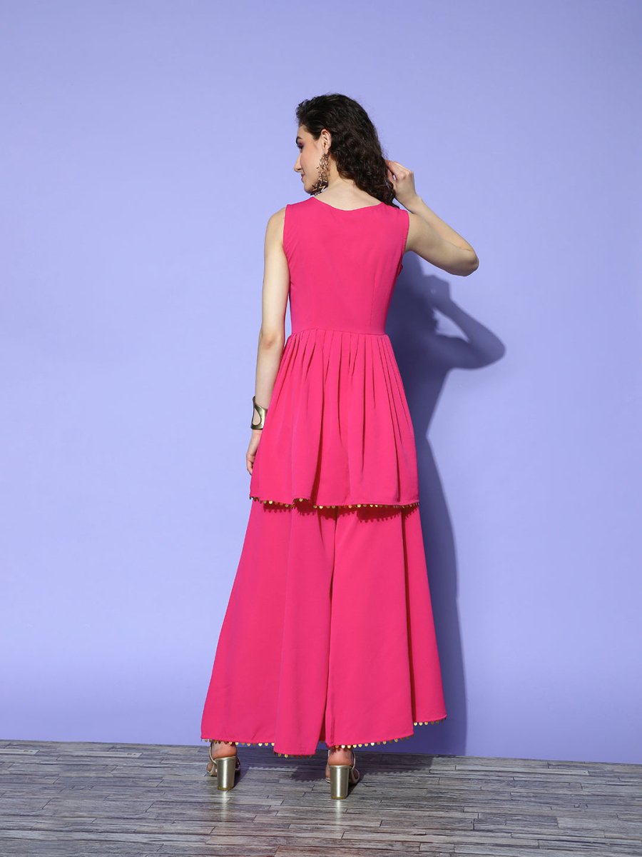 Ahalyaa Tunic with Palazzos | Swadesiicart