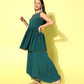 Ahalyaa Printed Tunic with Palazzos | Swadesiicart