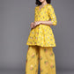Ahalyaa Printed Pure Cotton Tunic With Palazzos