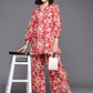 Ahalyaa Printed Pure Cotton Tunic With Palazzos