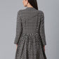 Ahalyaa Black & White Printed Tunic | Swadesiicart