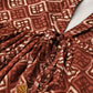 Ahalyaa Brown & Cream-Coloured Printed A-Line Tunic | Swadesiicart