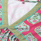 Ahalyaa Women Pink Ethnic Motifs Gotta Patti Velvet Kurta with Palazzos | Swadesiicart