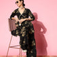 Ahalyaa Women Floral Printed Empire Gotta Patti Kurta with Sharara | Swadesiicart