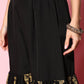 Ahalyaa Women Floral Printed Empire Gotta Patti Kurta with Sharara | Swadesiicart