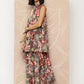 Ahalyaa Printed Crepe Tunic With Skirt | Swadesiicart