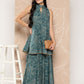 Ahalyaa Printed Crepe Ethnic Halter Neck Tunic With Skirt | Swadesiicart