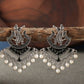 Mominos Fashion Johar Kamal Silver Barrat Earrings