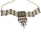 Jewel City Traditional Ethnic Antique Gold-Plated Pearl Bridal Choker Set with Earrings, Maang Tikka | Swadesiicart