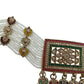 Jewel City Traditional Ethnic Antique Gold-Plated Pearl Bridal Choker Set with Earrings, Maang Tikka | Swadesiicart