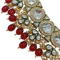 Jewel City Gold-Plated Kundan Choker Necklace Set with Beads & Maang Tikka | Traditional Indian Bridal Jewelry | Swadesiicart