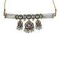 Jewel City Regal Pearl Kundan Choker Jewelry Set with Maang Tikka - Traditional Indian Wedding & Festival Collection | Swadesiicart