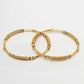 NVR Women's Set of 2 Gold-Polished Handcrafted Traditional Bangles - Swadesiicart