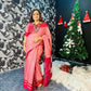 Very Much Indian Handloom Cotton Viscose Ilkal Saree Pink | Swadesiicart