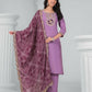 Ethnic Festive Wear Rayon Wine Stitched Suit With Dupatta - Tanisha | Swadesiicart