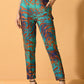 Myshka Women's Multi Printed Coat With Trousers - Swadesiicart