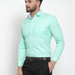 Jainish Green Formal Shirt with white detailing ( SF 419Green ) | Swadesiicart