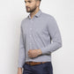 Jainish Grey Formal Shirt with white detailing ( SF 419Grey ) | Swadesiicart