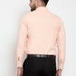 Jainish Orange Formal Shirt with white detailing ( SF 419Orange ) | Swadesiicart